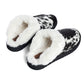 Myra Alamosa Shadow Fur-Lined Hairon Leather Slippers for Women â€“ Winter Indoor Comfort, Soft Sole, Western Style