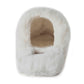 Myra Alamosa Tan Fur-Lined Hairon Leather Slippers for Women Winter Indoor Comfort, Soft Sole, Western Style