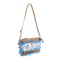 Whispers of azure wildflowers Small Crossbody Bag