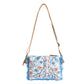 Whispers of azure wildflowers Small Crossbody Bag