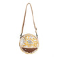 Golden Prairie Leaf Round Bag