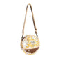 Golden Prairie Leaf Round Bag
