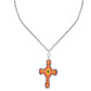 Flames of Faith Cross Necklace