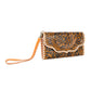 Desert Roses Wallet in Crimson In Orange