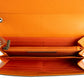Desert Roses Wallet in Crimson In Orange
