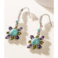 Calibri Trail Earrings In Blue