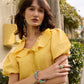 Marissa's Charm Ring In Golden and Turquoise