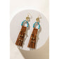 Midnight's Mystery Earrings In Brown