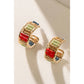 Gerramonda Bead Earrings In Red