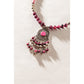 Luxi Concho Necklace In Pink