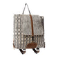 Honey Bee Print Backpack Bag