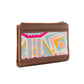 Pastel Desert Sunrise Wallet In Brown and Pink