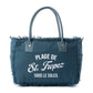 Saint Tropez Tote Bag In Green