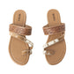 Myra LaDonna Trail Floral Handtooled Sandals for Women â€“ Beige Western Hairon Slip-Ons for Ranch Days & Rodeo Nights