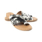 Myra Kimmee Trail Hairon Leather Sandals for Women â€“ Open-Toe Flat Slide for Ranch & Summer Wear