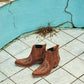 Dearling Ranch Booties In Brown