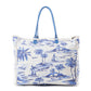 Saint Tropez Weekender Bag In Blue & White