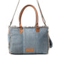 Coastal Steel Upcycled Tote in Denim