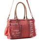 Coastal Steel Upcycled Tote in Red