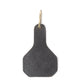 Meadow Drop Tooled Leather Key Fob in Vintage Brown