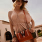 Mesa WingTrail Crossbody Bag in Amber Tan