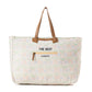 Bali Breeze Weekender Bag in Saddle Off-White