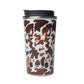 Western Trail Brew Stainless Steel Mug in Brown Leapard Print