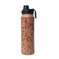 Moo & Bloom Stainless Steel Water Bottle in Brown Baroque