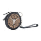 Rustler's Relic Handtooled Leather Coin Pouch in Amber Tan