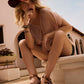 Saddle Ridge Trail Leather Sandals in Light Brown