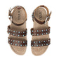 Saddle Ridge Trail Leather Sandals in Dusty Brown