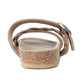 Dustbark Handtooled Leather Sandals in Rustic Tan