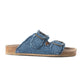 Blue Ridge Denim Sandals in Dusty Indigo