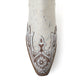 Myra Starlit Range Handtooled Leather Booties in Frosted Mist