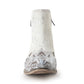 Myra Sierra Belle Handtooled Leather Booties in Almond White