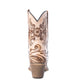 Copper Rose Western Booties in Cream