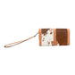 Myra Oracle Ember Hairon Leather Wallet in Autumn Tan