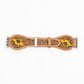 Lone Star Handtooled Leather Watch Band in Antique Tan
