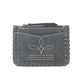 Outlander Edge Western Embroided Credit Card Holder in Ash Grey