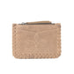 Outlander Edge Western Embroided Credit Card Holder In Beige