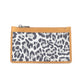 Savannah Chic Leather Credit Card Holder in Leopard Print