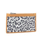 Savannah Chic Leather Credit Card Holder in Leopard Print