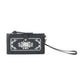 Azure Mesa Leather Wallet in Black