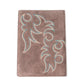 Texas Blaze Embroidered Leather Diary in Brown