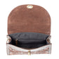 Savannah Scroll Handtooled Leather Bag in Dark Brown