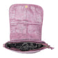 Western Scout Leather Crossbody Bag in Purple