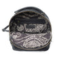 Westbound Star Leather Backpack in Raven Black