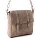 Western Rune Leather Crossbody Bag in Ashwood Tan