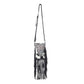 Dakota Drift Hairon Leather Bag in Ebony & White