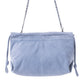 Wanderlust Suede Shoulder Bag in Blue